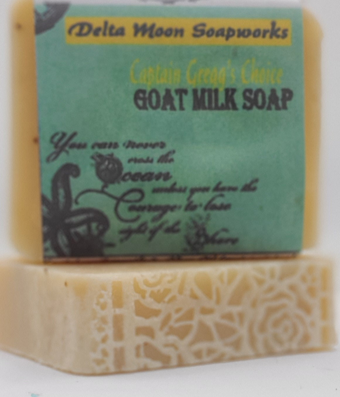 Captain Gregg's Choice Goat Milk Soap, Lemongrass, Mint, Tea Tree with sea kelp, Ready to ship