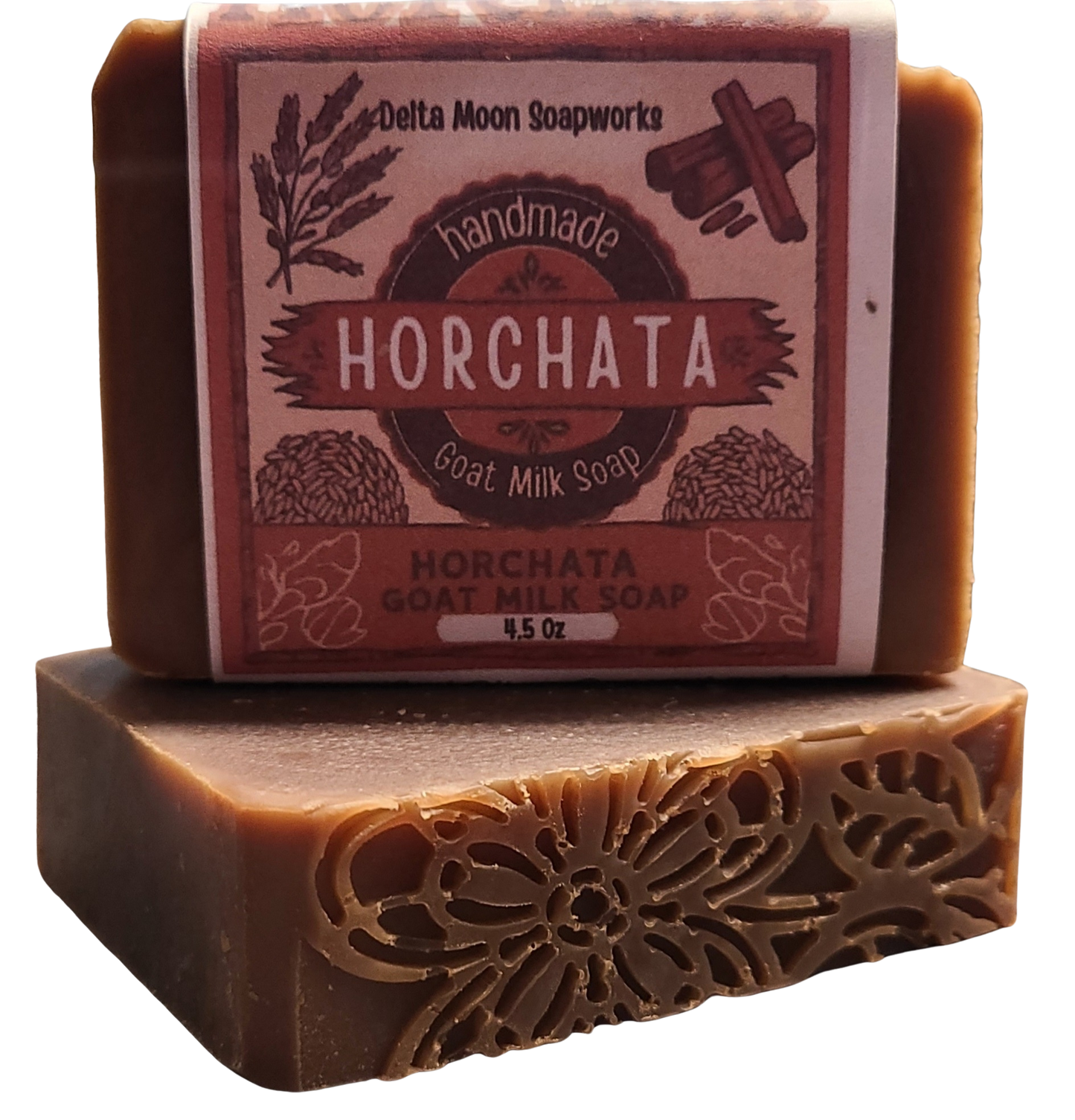 Horchata Goat Milk Soap, shea butter soap, ready to ship