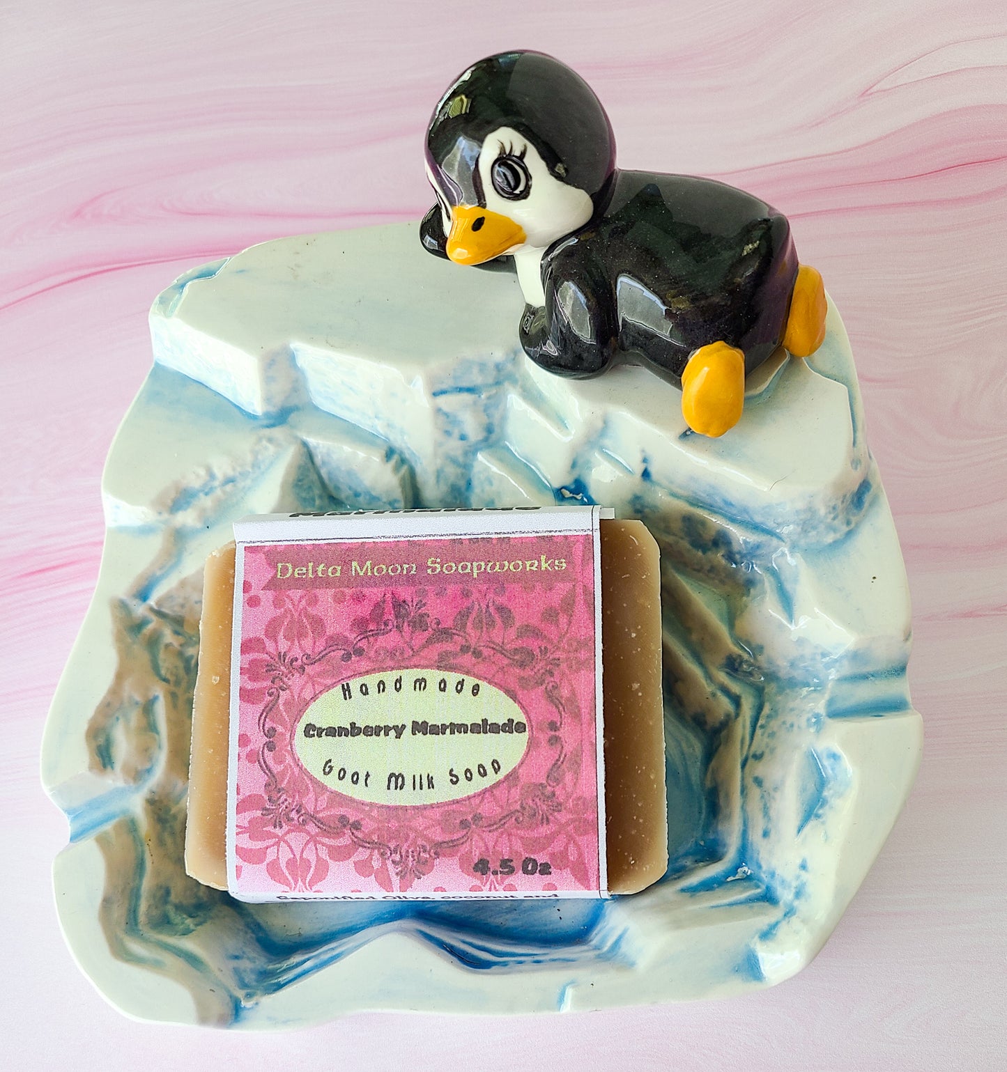 Cranberry Marmalade Goat Milk Soap, Ready to ship, Shea Butter Soap