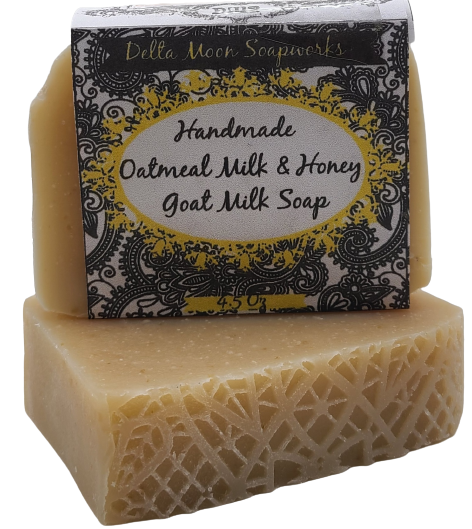 Oatmeal Milk and Honey Goat Milk Soap, Shea Butter