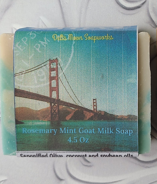 Rosemary Mint Goat Milk Soap,