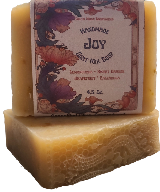 Joy Goat Milk Soap, calendula and citrus