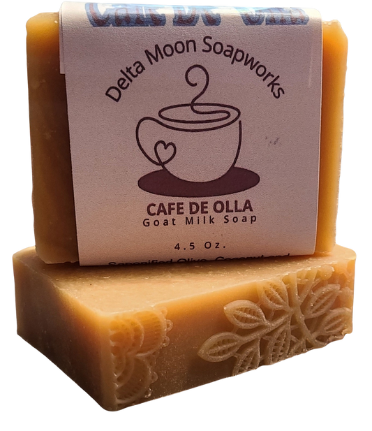 Cafe de Olla, spiced coffee Goat Milk Soap, ready to ship