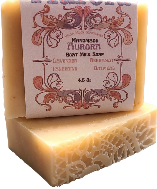 Aurora Goat Milk Soap, Oatmeal, Lavender blend