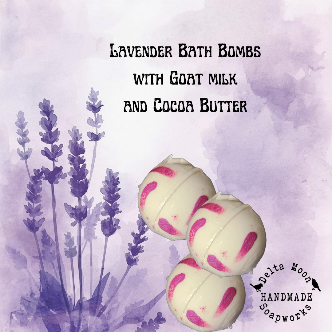 Lavender Goat Milk Bath bomb