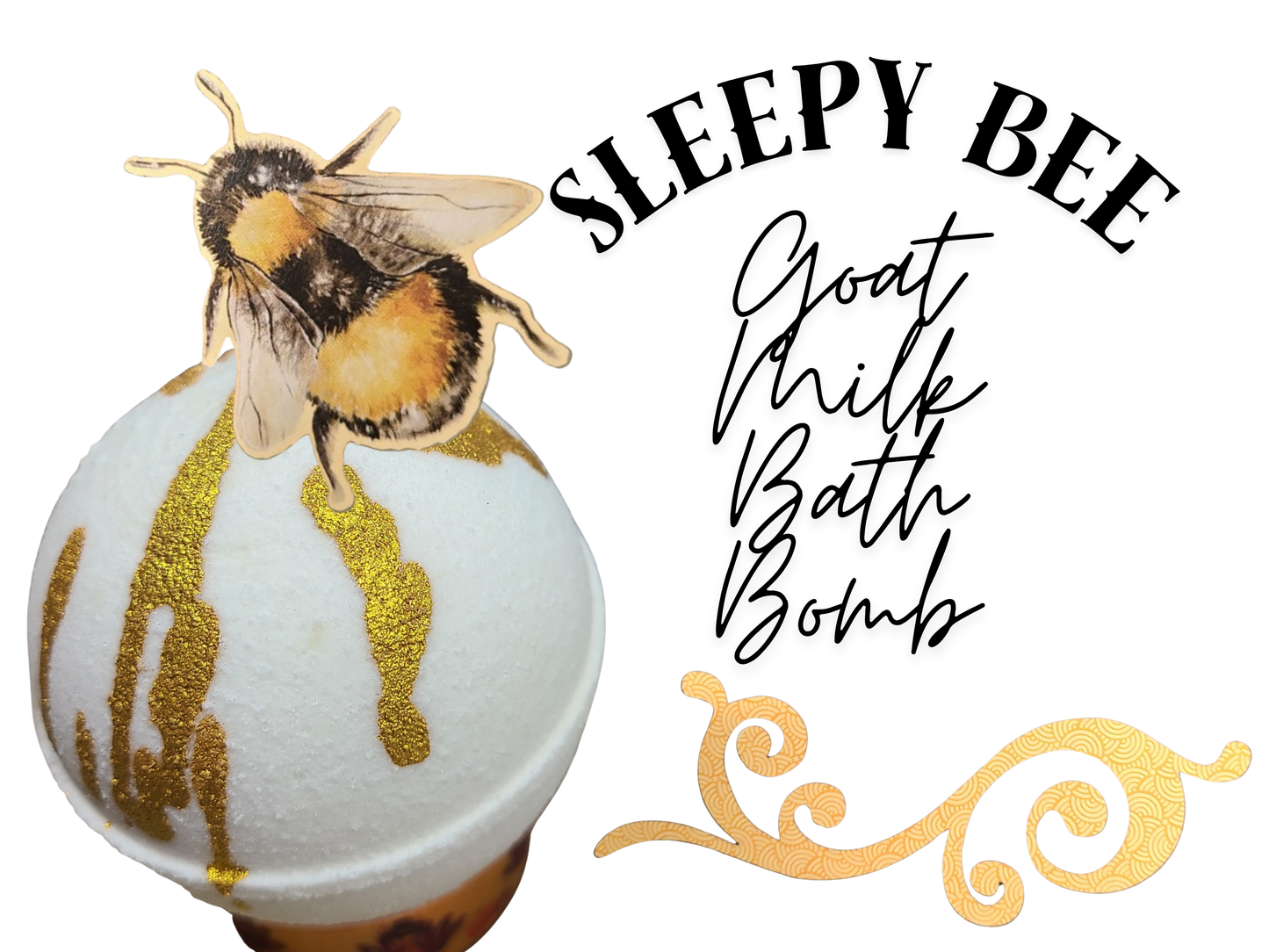 Sleepy Bee Goat Milk Bath bomb