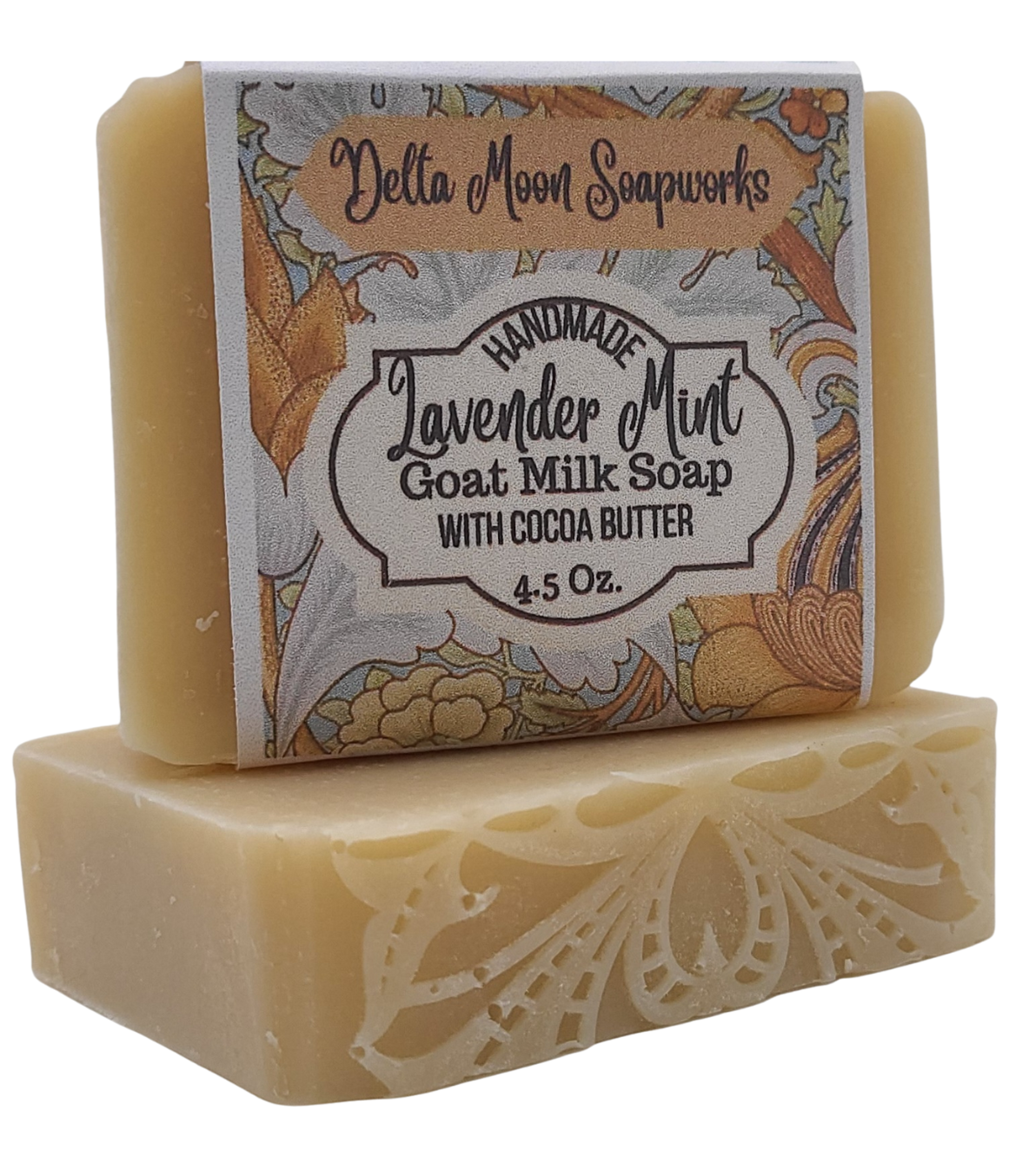 Lavender Mint Goat Milk Soap, Cocoa Butter Soap