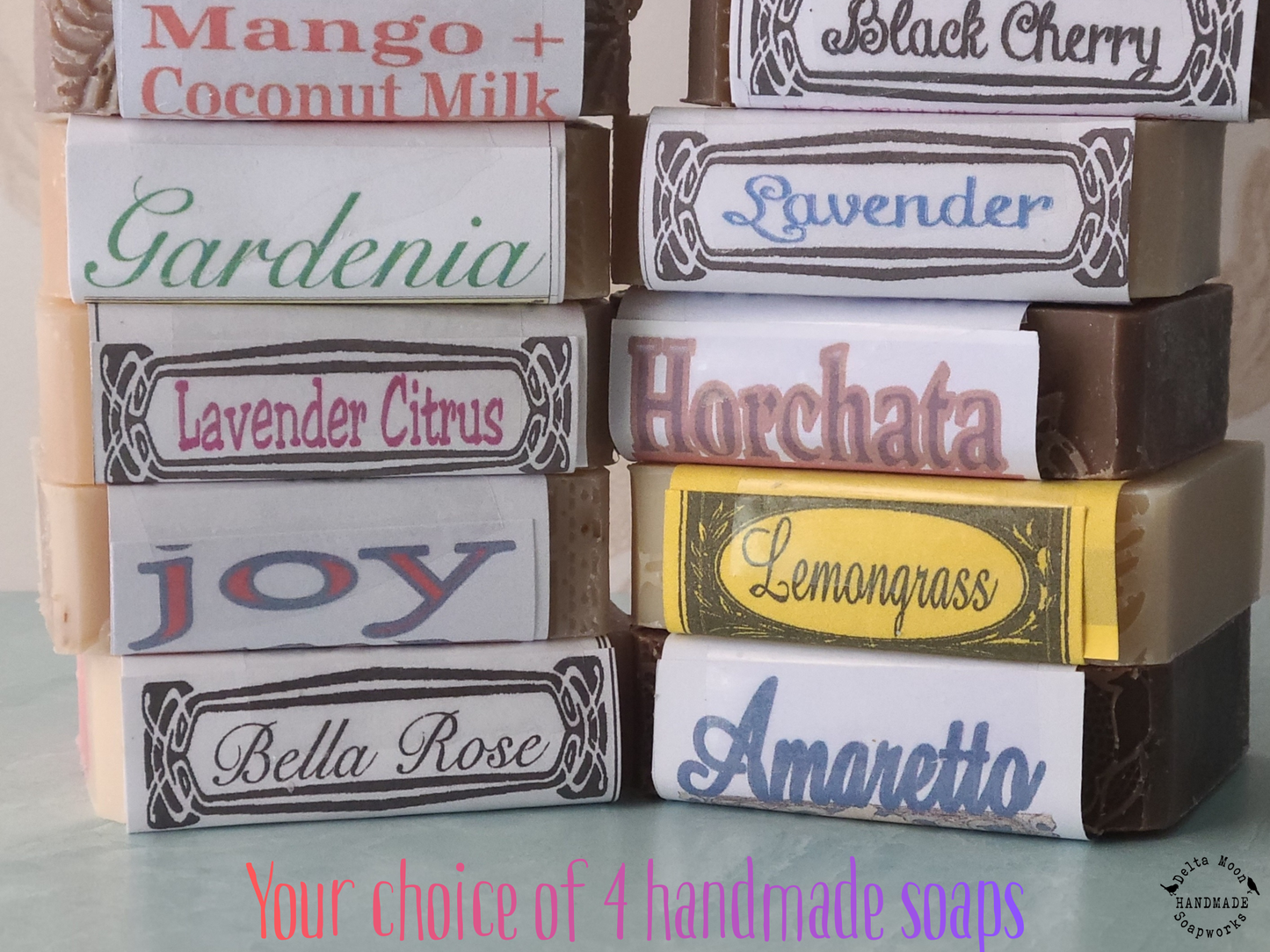 Choice of 4 Goat Milk Soaps, Ready to ship