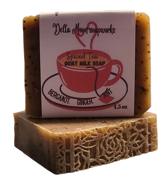Spiced Tea Goat Milk Soap, Ready to ship, Shea Butter Soaps