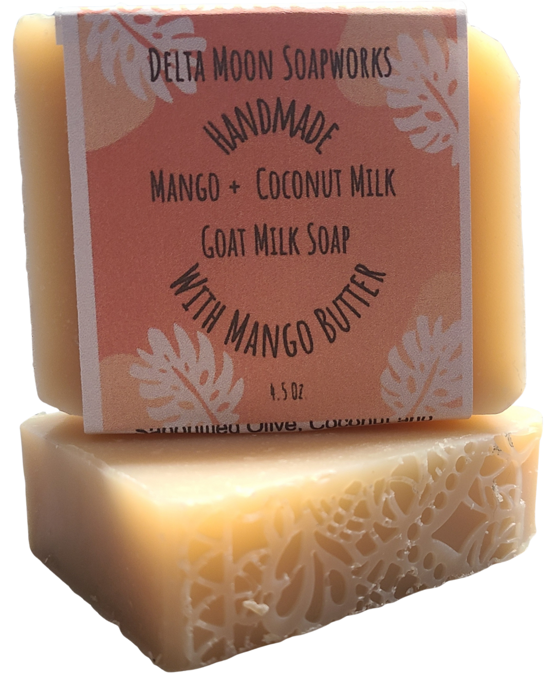 Mango + coconut Milk Goat Milk Soap, Ready To Ship