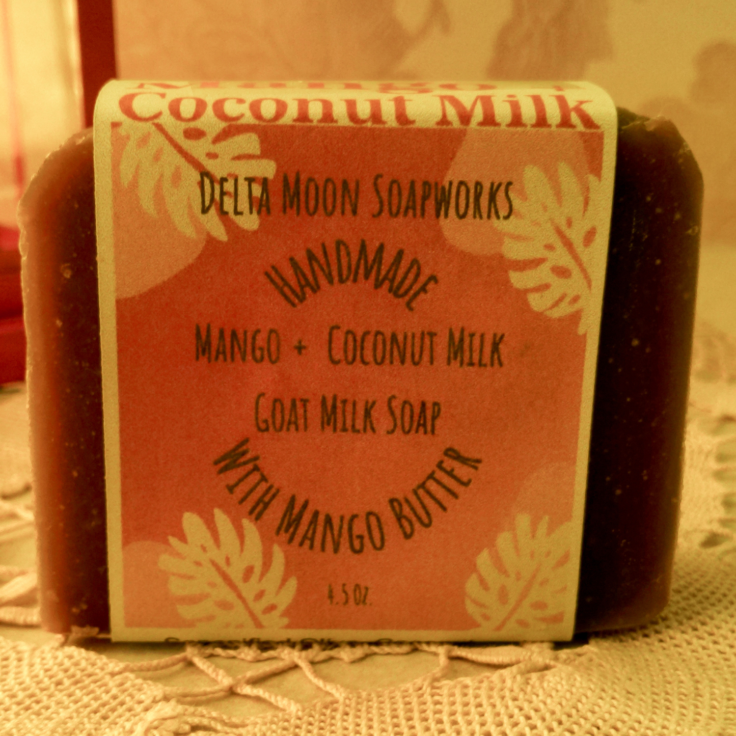 Mango + coconut Milk Goat Milk Soap, Ready To Ship