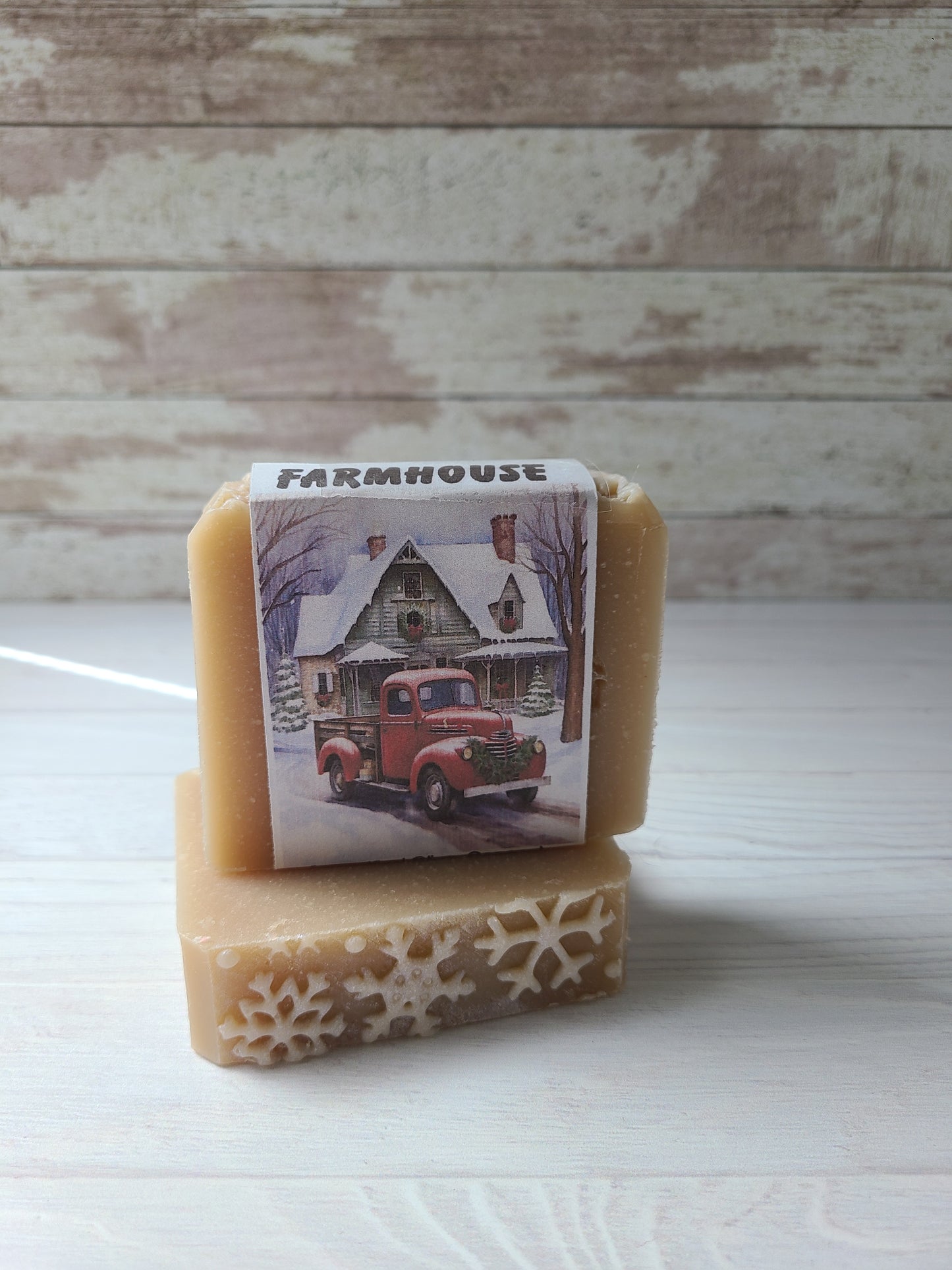 FARMHOUSE Goat Milk Soap, cranberry and Scotch Pine, Ready To Ship, Limited Edition, Shea Butter