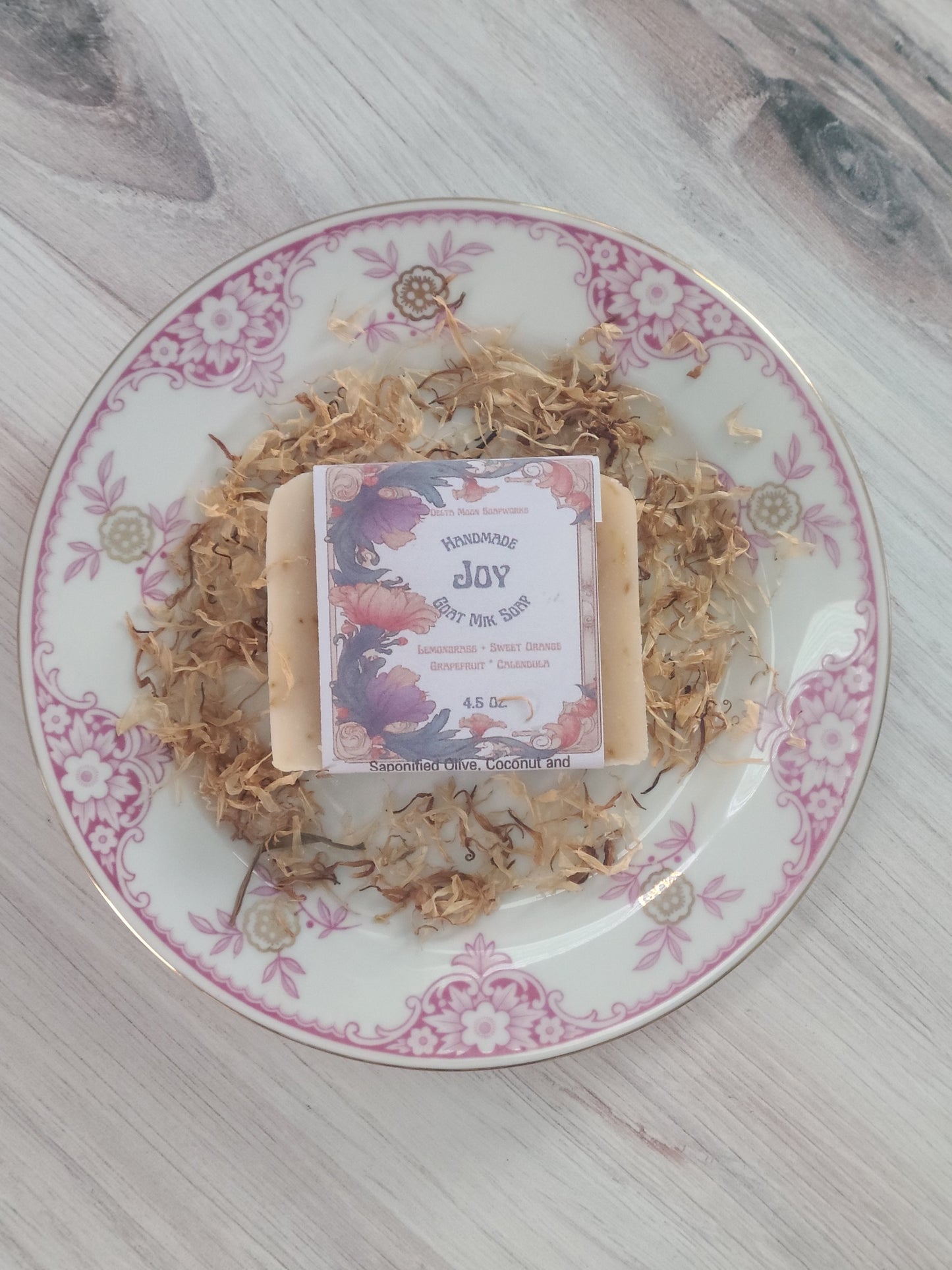 Joy Goat Milk Soap, calendula and citrus