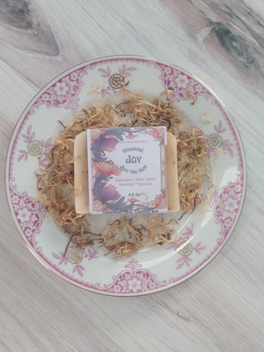 Joy Goat Milk Soap, calendula and citrus