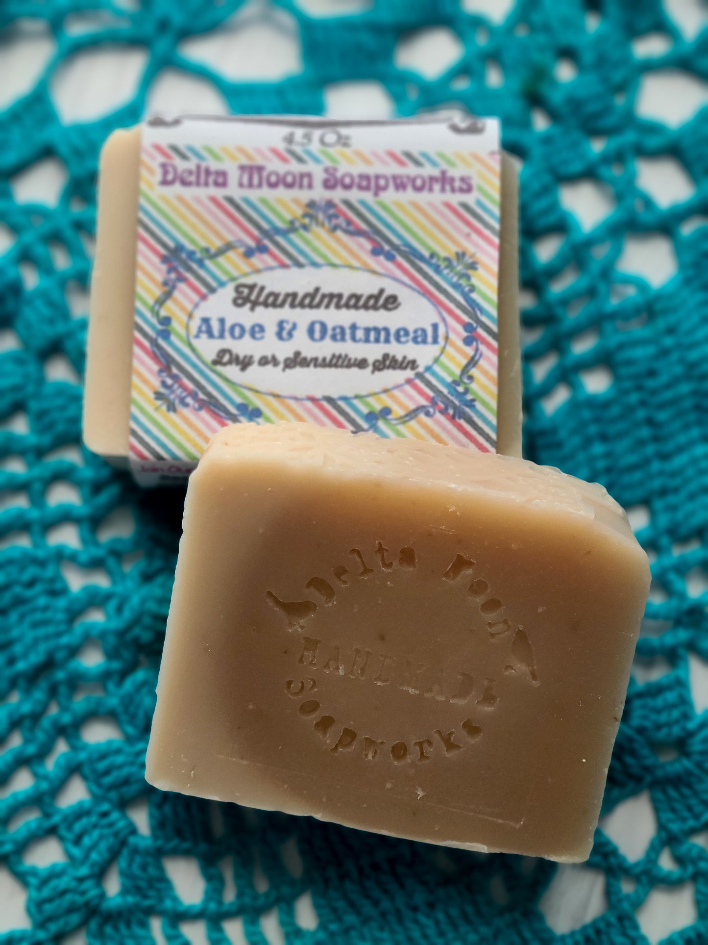 Aloe and Oatmeal Goat Milk Soap, Unscented Soap