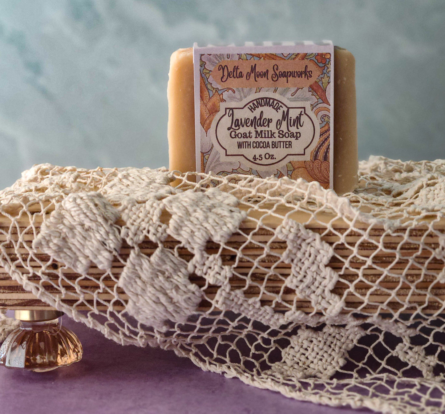Lavender Mint Goat Milk Soap, Cocoa Butter Soap