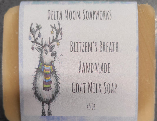 Blitzens Breath Goat Milk Soaps, Seasonal Soap