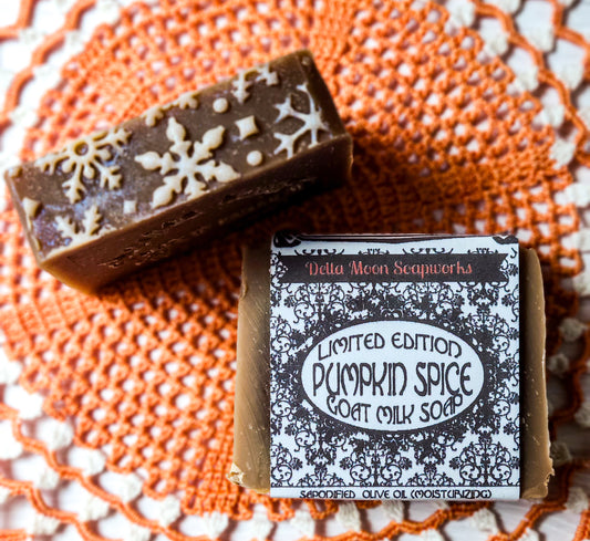 Spiced Pumpkin Goat Milk Soap, Ready To Ship, Limited Edition, Shea Butter
