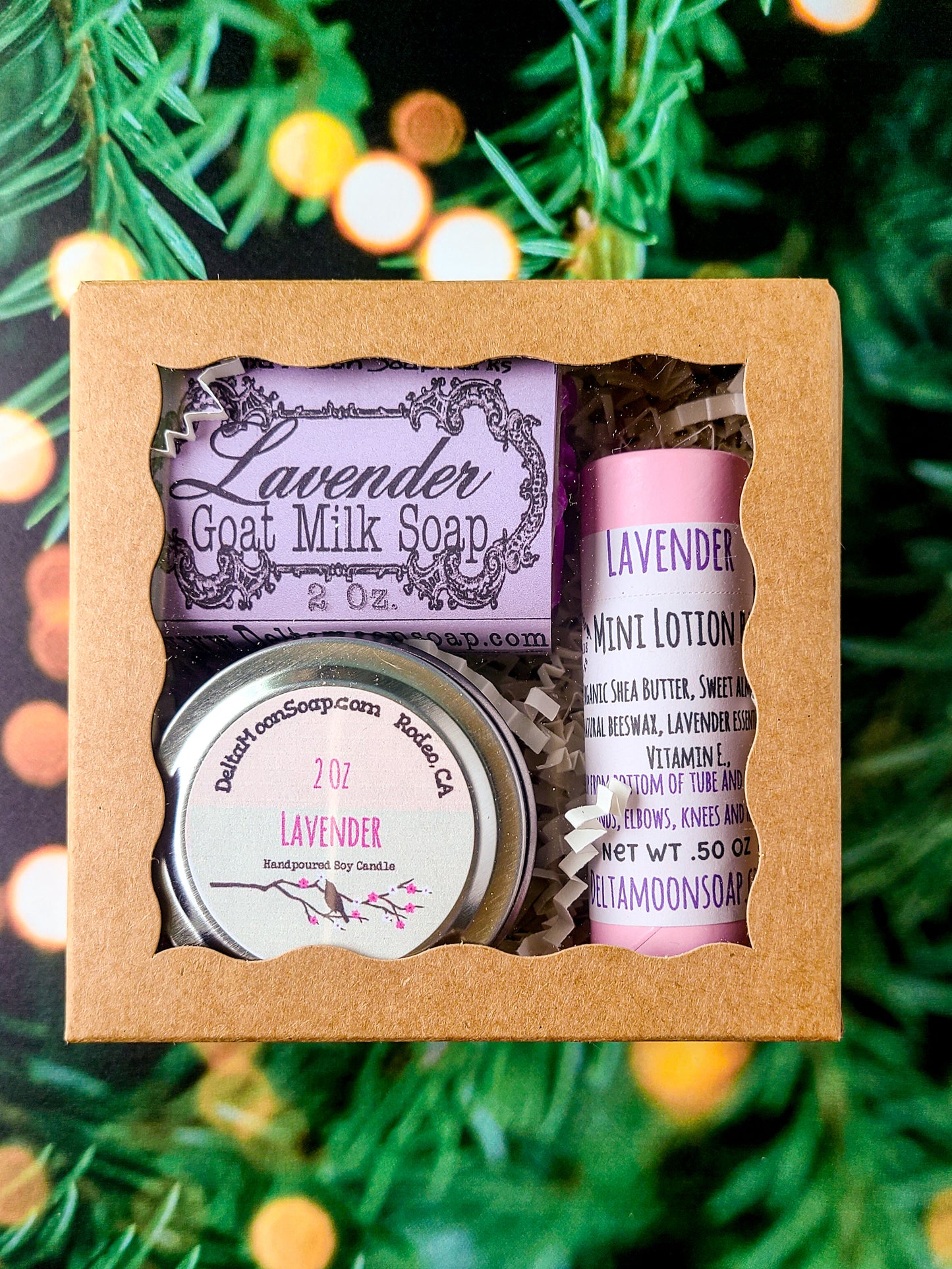 Handmade Lavender Mini Gift Box