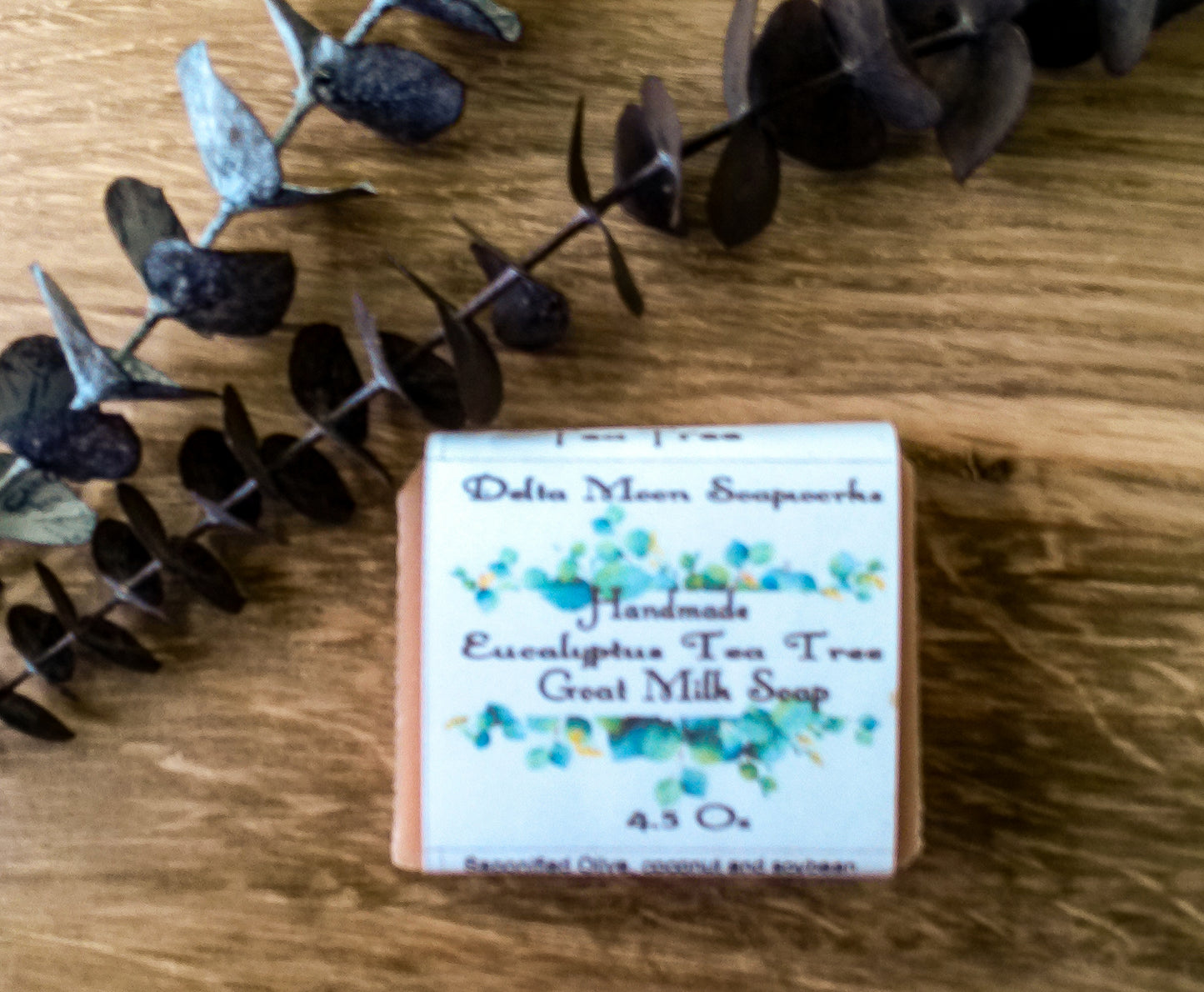 Eucalyptus Tea Tree Goat Milk Soap, Ready to ship
