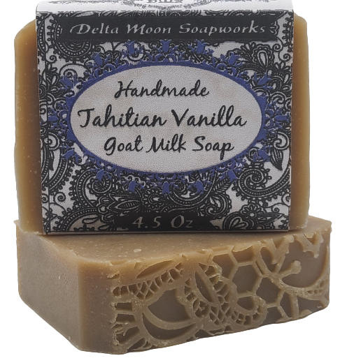 Tahitian Vanilla Goat Milk Soap, Ready To Ship